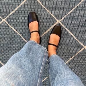 Madewell Greta Black Mary Jane Flats